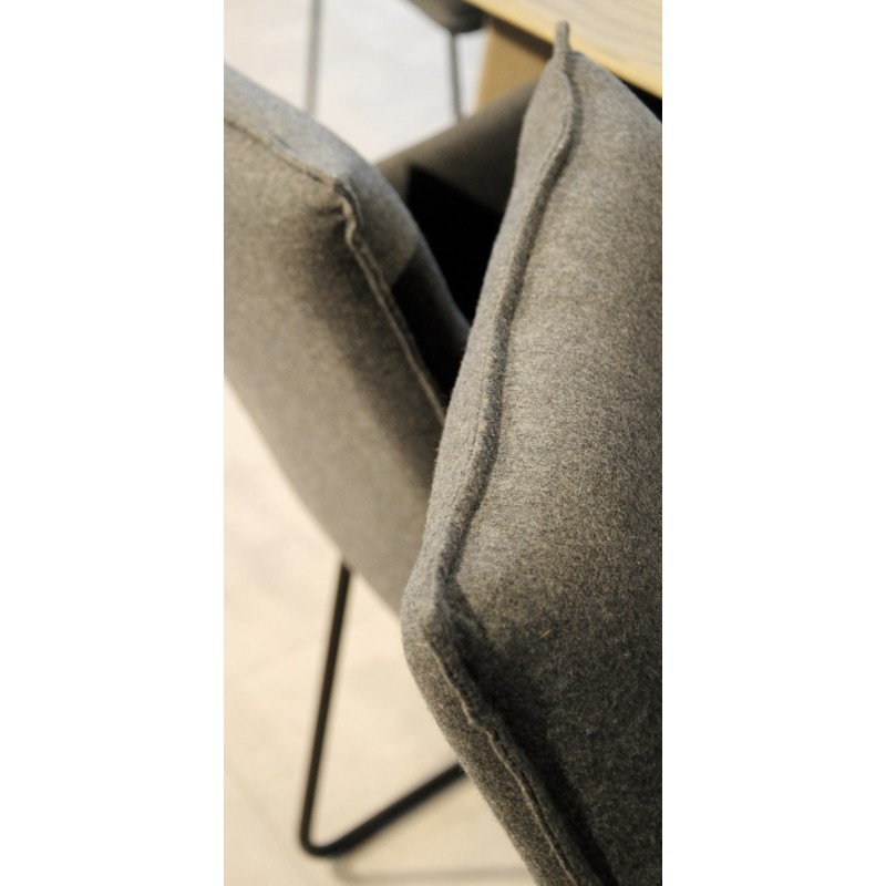 RO Yuko Armchair Dark Grey